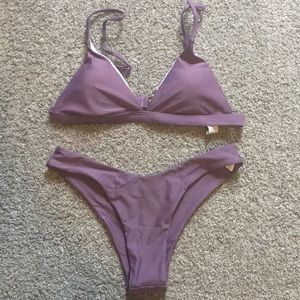 Purple bikini